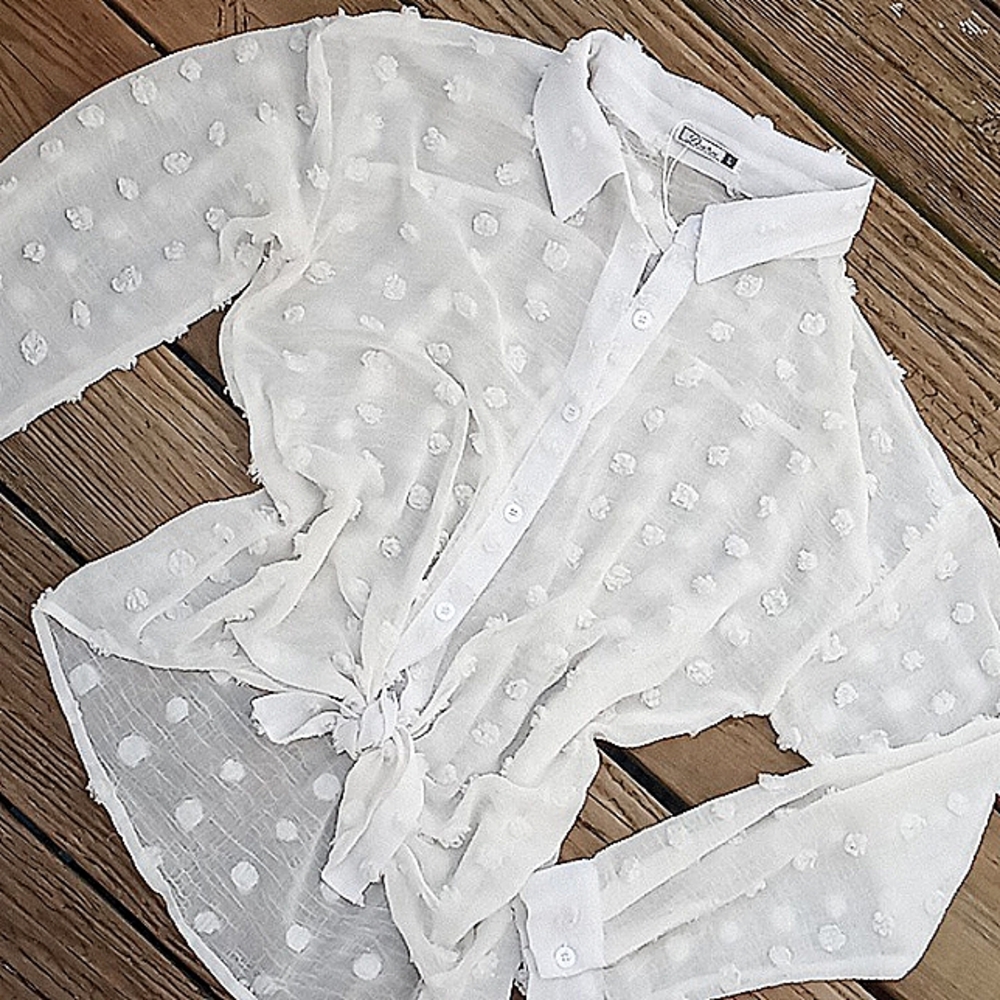 Popcorn Stitch Top
